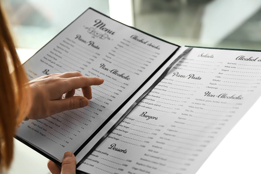 Menu du jour près de Bagnères de Bigorre